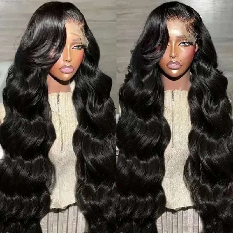 S 30 Inch Straight Body Wave 13x4 Human Hair Wig 180% Raw Vietnamese Hair Wig for Black Women Natural Wave