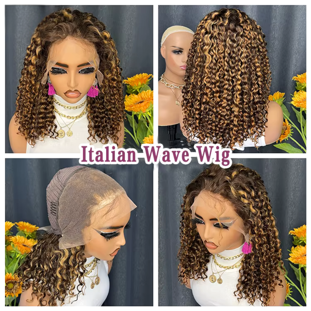13x4 Frontal Wig Lace Frontal Wig Vietnamese 12A Grade Natural Color Virgin Hair Wig 180% Density Straight/Body Wave
