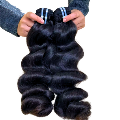 Full End Human Hair Weave Loose Deep Wave Burmese Top Indian Unprocessed Virgin Raw Hair Bundles with Curl Style Extensions