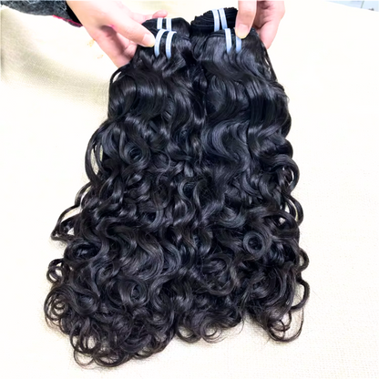 Full End Human Hair Weave Loose Deep Wave Burmese Top Indian Unprocessed Virgin Raw Hair Bundles with Curl Style Extensions