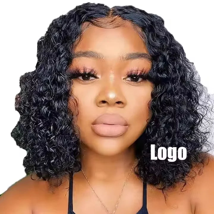 Wholesale Best-selling Medium-split Small Curly Wigs, Fluffy and Natural, Are Popular in Africa, Europe and America in Stock