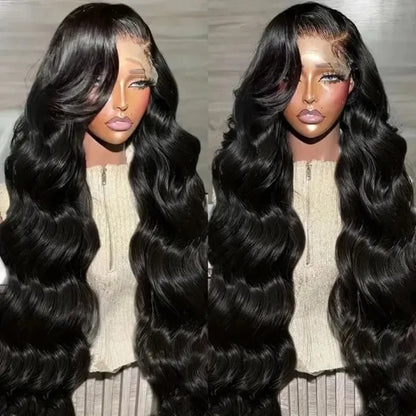 S 30 Inch Straight Body Wave 13x4 Human Hair Wig 180% Raw Vietnamese Hair Wig for Black Women Natural Wave