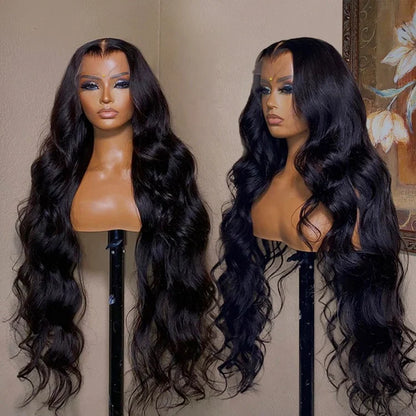 S 30 Inch Straight Body Wave 13x4 Human Hair Wig 180% Raw Vietnamese Hair Wig for Black Women Natural Wave