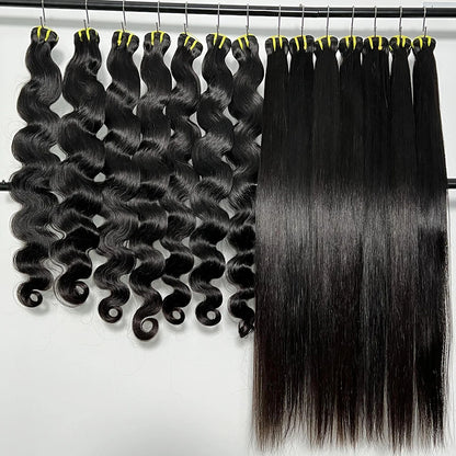 Wholesale 100% Human Raw Cambodian Hair, 10A 12A Virgin Cuticle Aligned Vietnamese 1 pcs $12 for wholesale