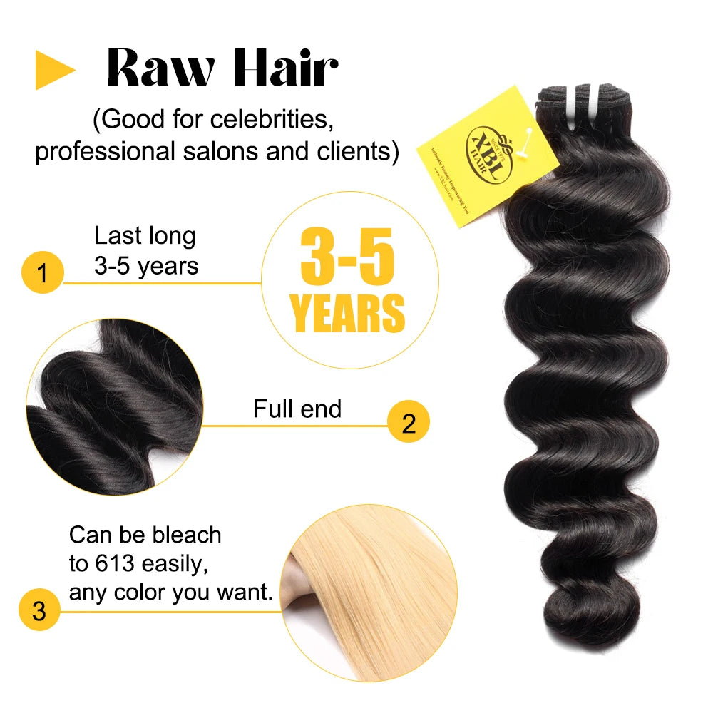 Full End Human Hair Weave Loose Deep Wave Burmese Top Indian Unprocessed Virgin Raw Hair Bundles with Curl Style Extensions
