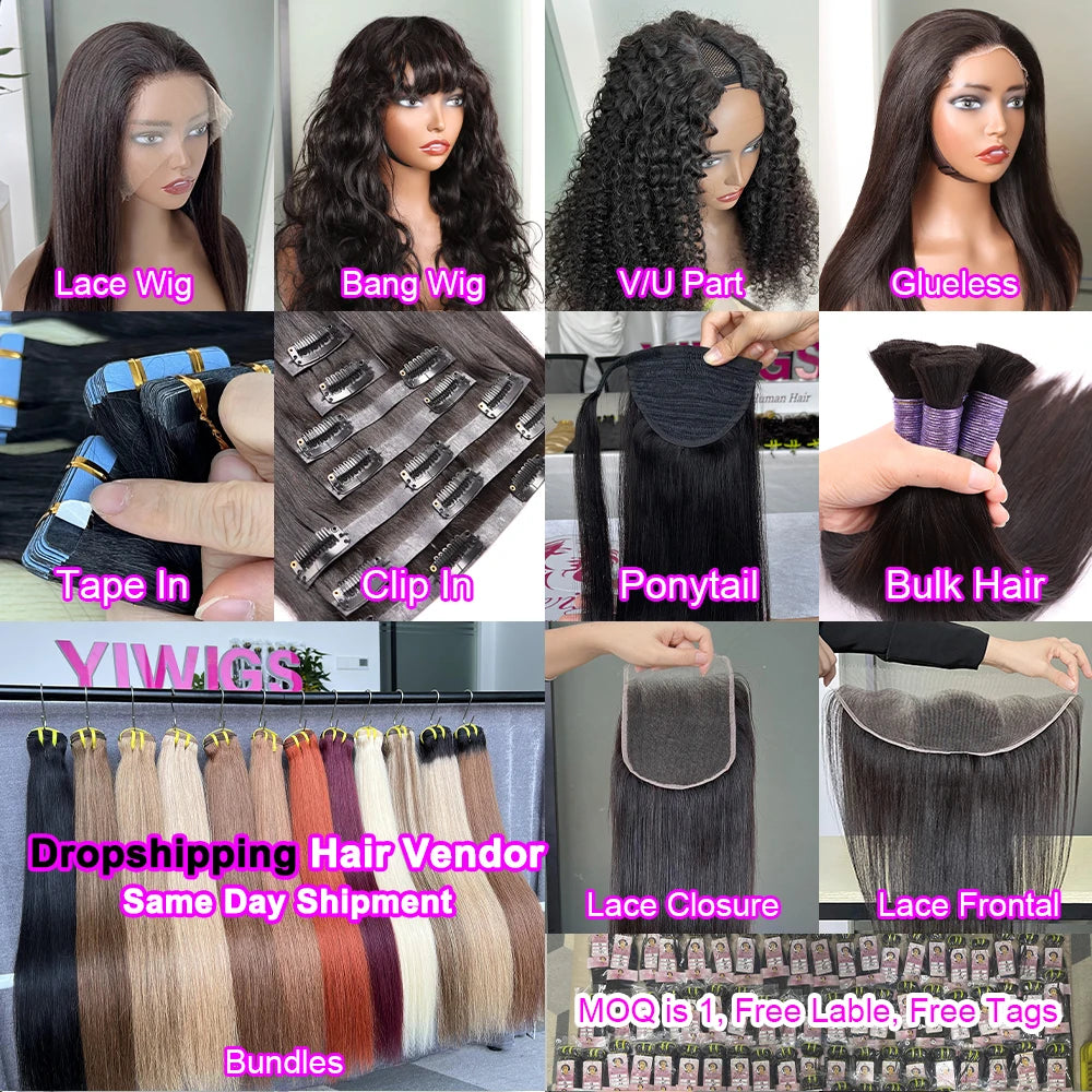 Deep Wave Human Braiding Hair Bulk Extensions No Weft 100% 1 pcs $12 for wholesale