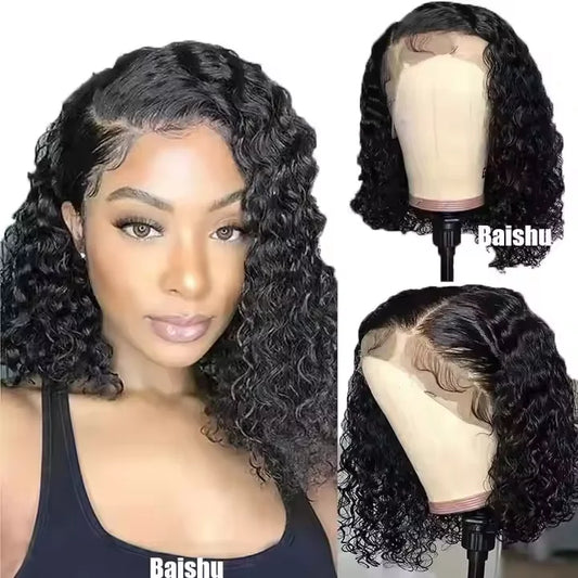 Wholesale Best-selling Medium-split Small Curly Wigs, Fluffy and Natural, Are Popular in Africa, Europe and America in Stock