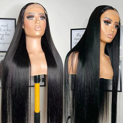 S 30 Inch Straight Body Wave 13x4 Human Hair Wig 180% Raw Vietnamese Hair Wig for Black Women Natural Wave