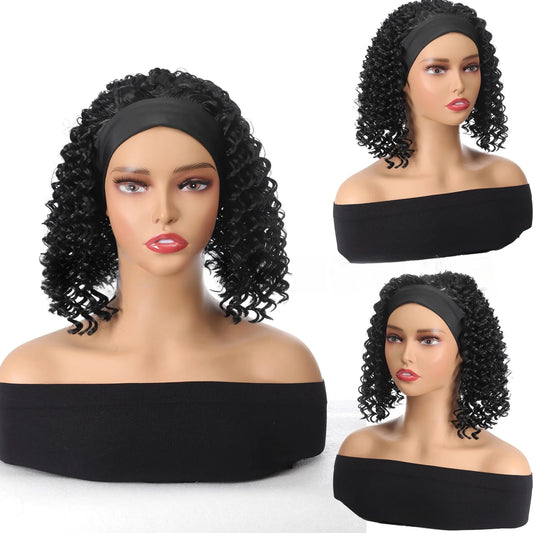 Wigs, European and American African Small Curly Head Covers, Internal Small Curly Synthetic High-temperature Silk Head Covers