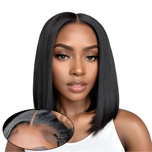 Short Bob Wigs For Women Glueless Wig Human Hair Ready To Wear  Transparent Pre Cut Lace Human Wig Human Hair Wig Bob Wig