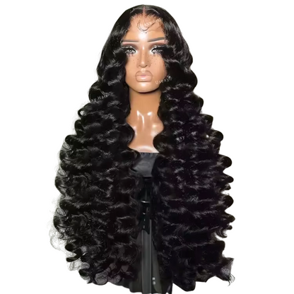 13x4 Frontal Wig Lace Frontal Wig Vietnamese 12A Grade Natural Color Virgin Hair Wig 180% Density Straight/Body Wave